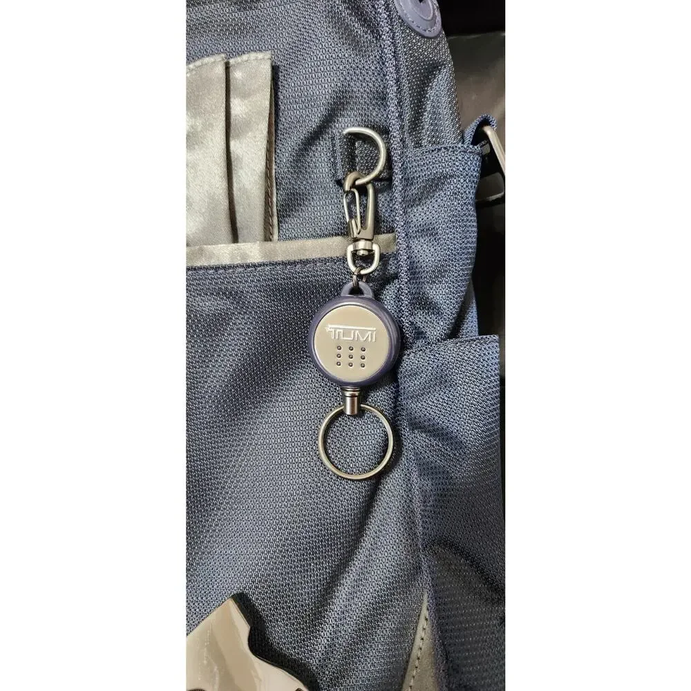 Tumi T-Tech 5589MB Blue Ballistic Nylon Messenger Backpack Bag Shoulder Bag 17